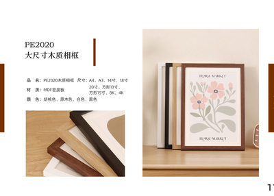 Double-Sided Transparent Specimen Frame (Beveled)